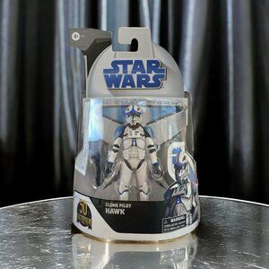 Star Wars: The Black Series - The Clone Wars Clone Pilot Hawk 50th Anniversary